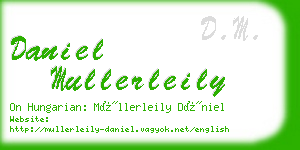 daniel mullerleily business card